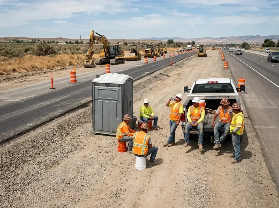 highway-road-construction-crew-007 — frequently asked questions, Porta Potty and Restroom Rentals in Vineyard, CA